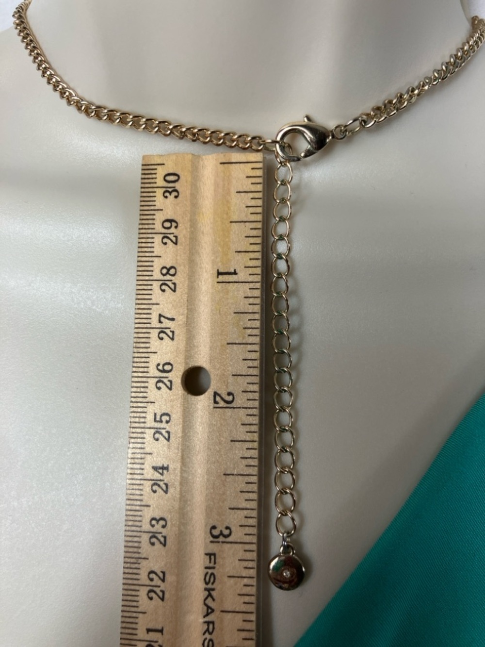 Gold Statement Circle-Link Light Weight Necklace  - $Discounted shipping$ - Picture 6 of 11